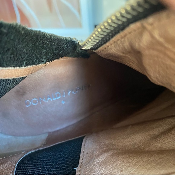 Donald J Pliner Milan Platform Leather Heeled Ankle Boots 10 - Picture 12 of 13